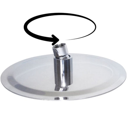 Brusehoved 25 cm Rustfrit Stål Rundt 126 Dyser