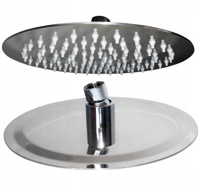 Brusehoved SLIM ROUND 30 cm Rustfrit Stål Krom 5901811584732