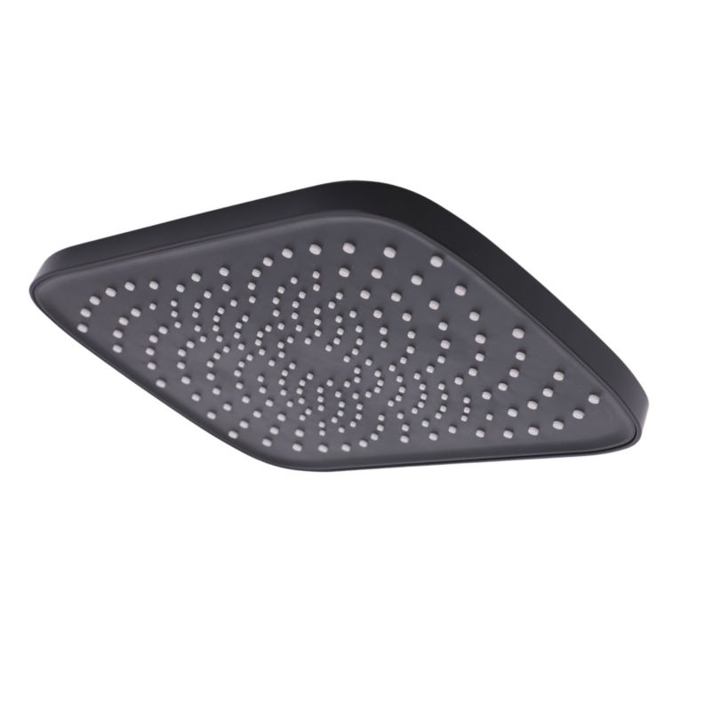 Deszczownica SAMI-XL Rektangulær 30x20 cm Sort Mat