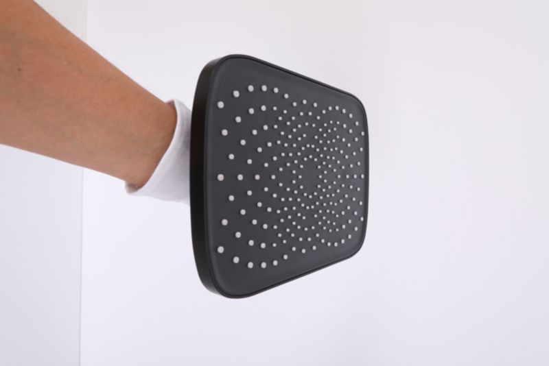 Deszczownica SAMI-XL Rektangulær 30x20 cm Sort Mat
