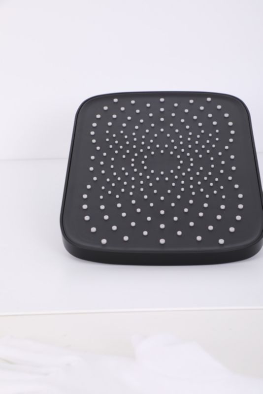 Deszczownica SAMI-XL Rektangulær 30x20 cm Sort Mat