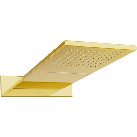 Slim regnbruser Mexen Waterfall i guld 50 x 22 cm, 1 stk.