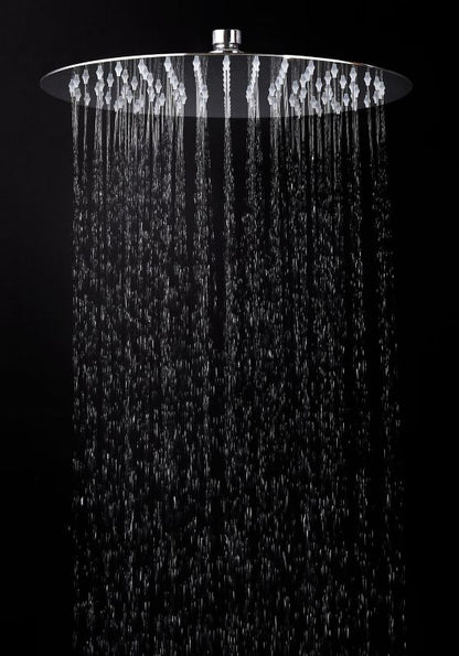 Uriah regnbruser, Ø 30 cm, krom