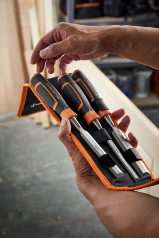 Magnusson træmejsler, 3 stk.