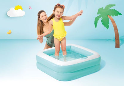 Dmuchany basenik Intex 57100 brodzik dla dzieci 86x86x25 cm miętowy 1 szt.