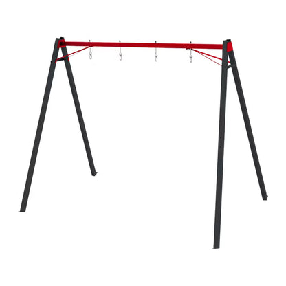Gyngestativ Dobbelt 285x172x210 cm Sort Metal