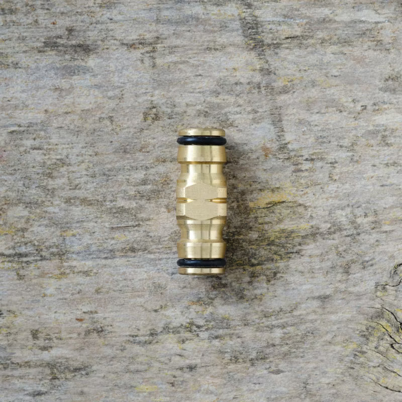 Dobbelt Slangekobling Messing