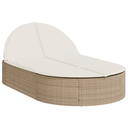 Dobbelt Solseng 110x200 cm Beige Poly配套 med Hynder WM-368650