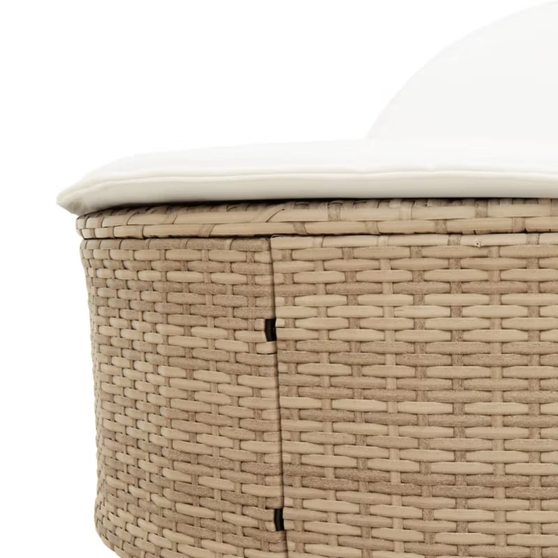 Dobbelt Solseng 110x200 cm Beige Poly配套 med Hynder WM-368650