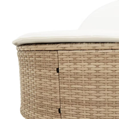 Dobbelt Solseng 110x200 cm Beige Poly配套 med Hynder WM-368650