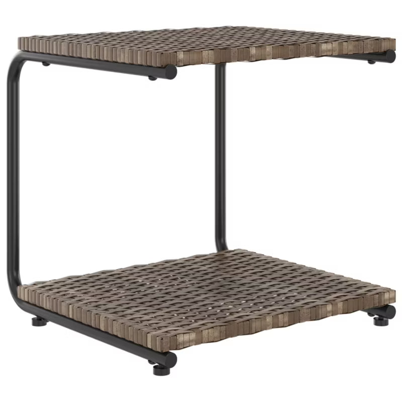 Dobbelt Solseng 200x132 cm Brun med Cremefarvede Hynder