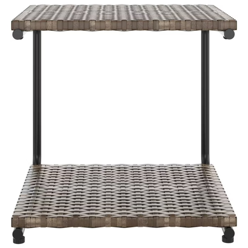 Dobbelt Solseng 200x132 cm Brun med Cremefarvede Hynder