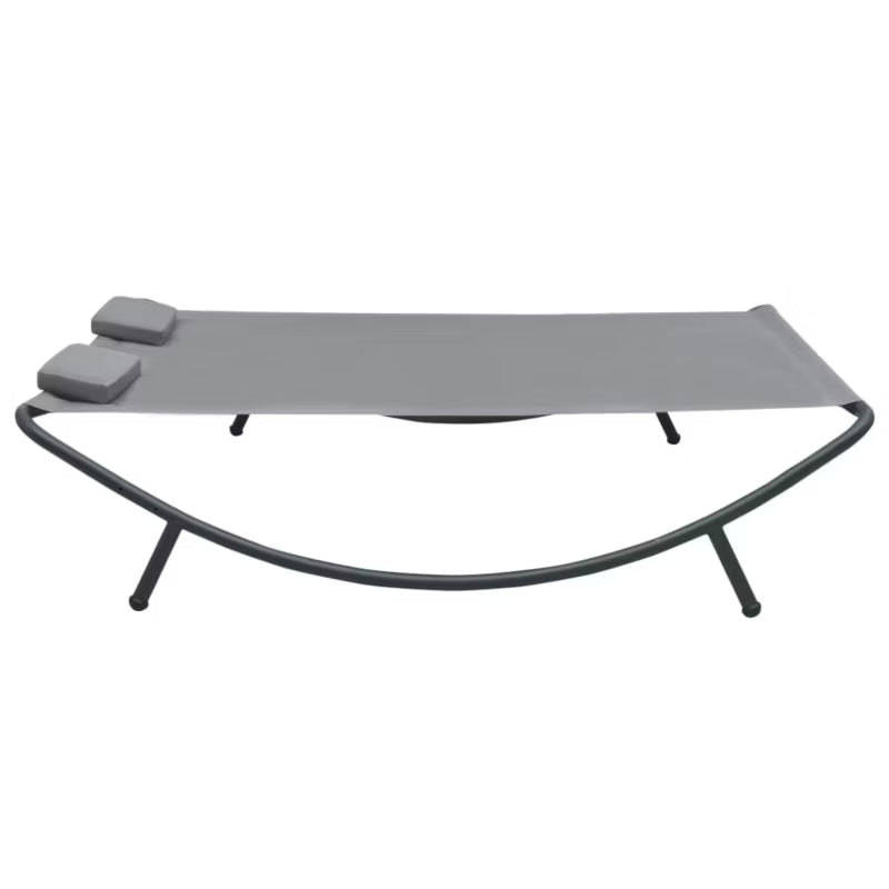 Dobbelt Solseng 200x173 cm Antracitgrå Stål