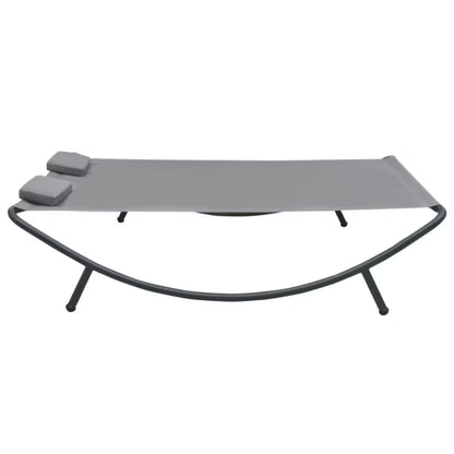 Dobbelt Solseng 200x173 cm Antracitgrå Stål
