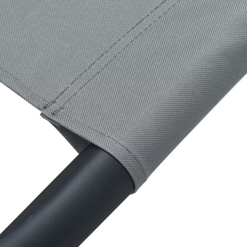 Dobbelt Solseng 200x173 cm Antracitgrå Stål