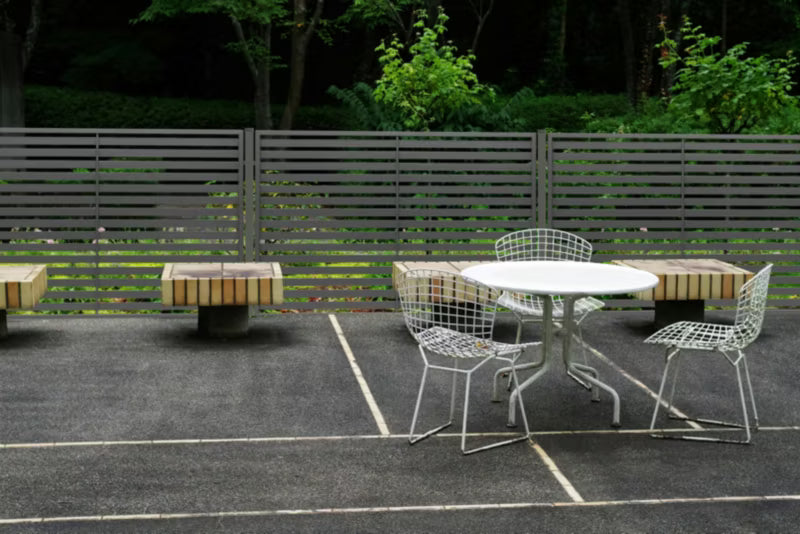 Dobbeltfløjet Port Brava 400x150 cm Antracit Stål