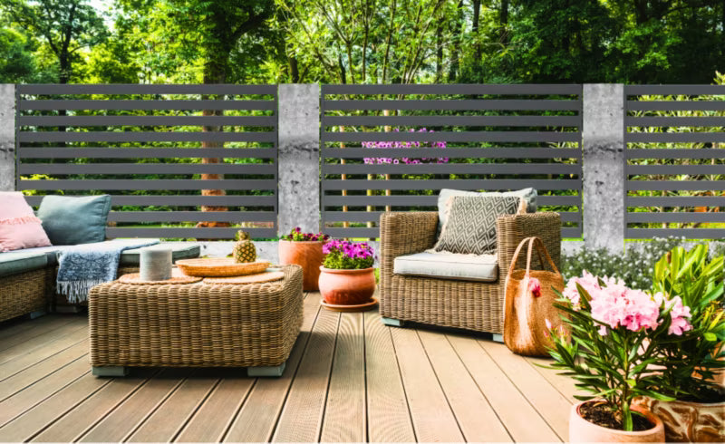 Dobbeltfløjet Port Lara 400x154 cm Antracit