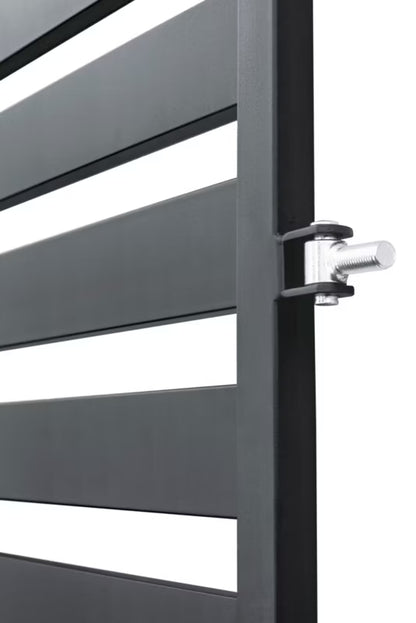 Dobbeltfløjet Port Lara 400x154 cm Antracit