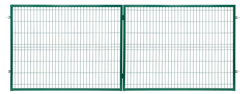 Dobbeltlåge 2D 400x150 cm Grøn Stål