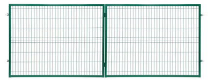 Dobbeltlåge 2D 400x150 cm Grøn Stål