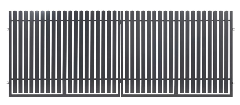 Dobbeltlåge Daria 2 400x150 cm Antracit Stål