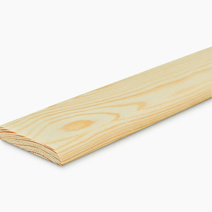 Dørtrin 2x6x95 cm Fyrretræ Natur