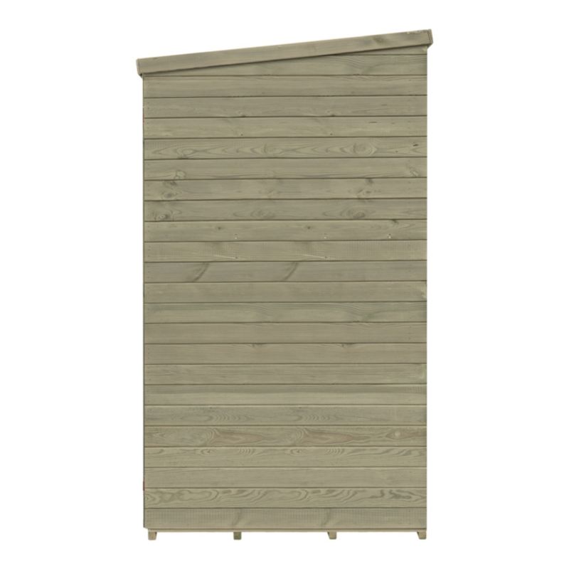 Træværkstedshus med 2 døre – praktisk redskabsskur