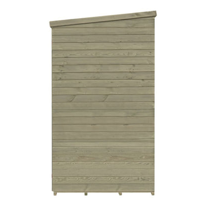 Træværkstedshus med 2 døre – praktisk redskabsskur