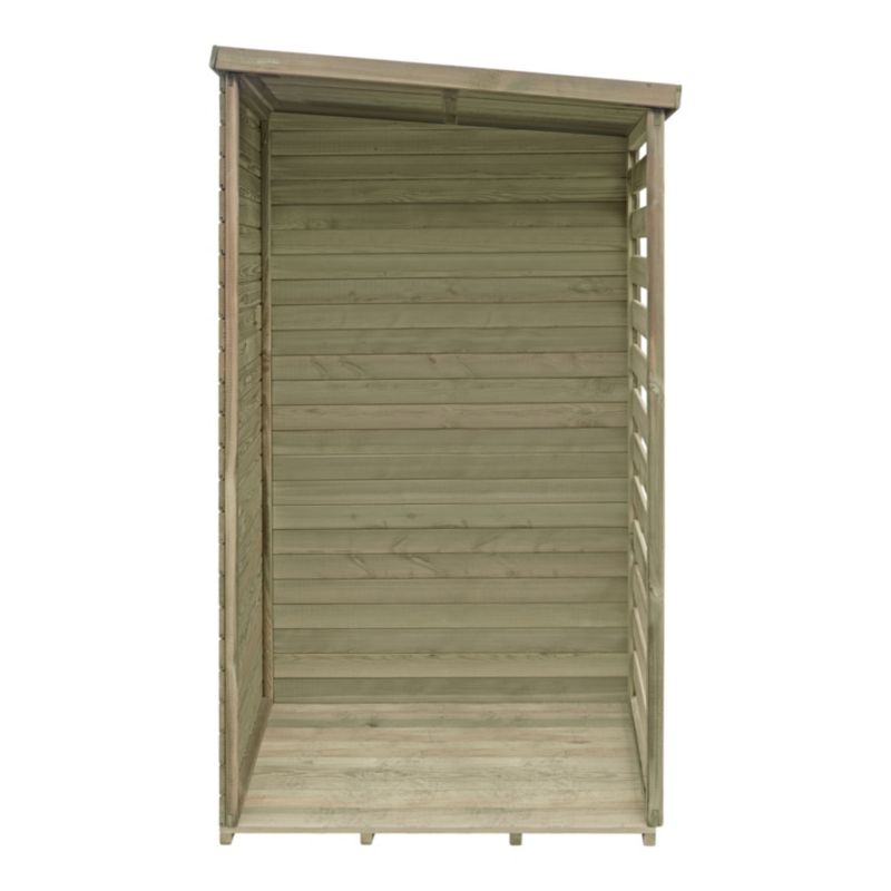 Træværkstedshus med 2 døre – praktisk redskabsskur