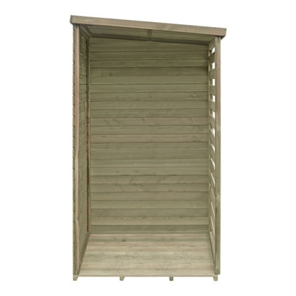 Træværkstedshus med 2 døre – praktisk redskabsskur