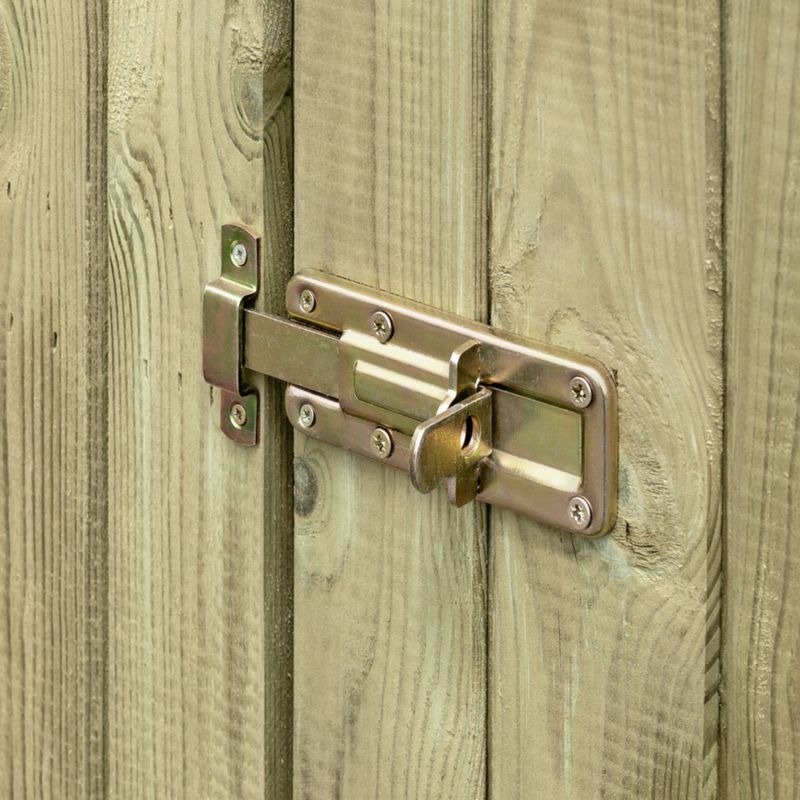 Træværkstedshus med 2 døre – praktisk redskabsskur