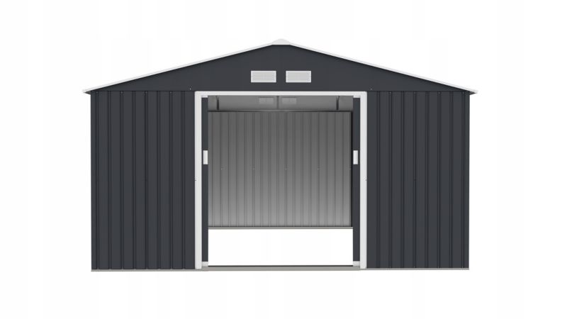 Corciano M-E redskabsskur 340x319x200 cm - havegarage 1 stk.