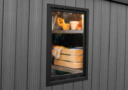 Keter Darwin 6x8 redskabsskur til have, brun, 1 stk.