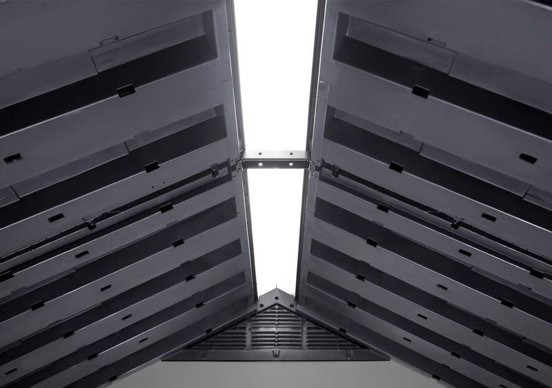 Keter Premier 757 værktøjsskur, grå, 1 stk.