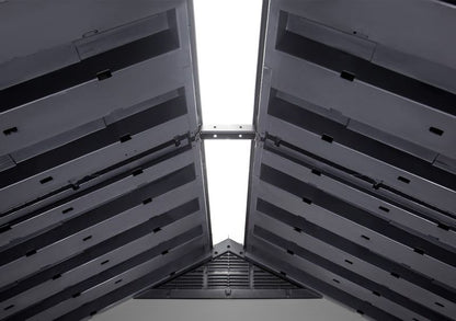 Keter Premier 757 værktøjsskur, grå, 1 stk.