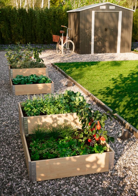 GoodHome metalværktøjsskur 236 x 195 x 210 cm