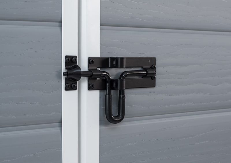 Keter Manor 6x5 redskabsskur i beige, 1 stk.