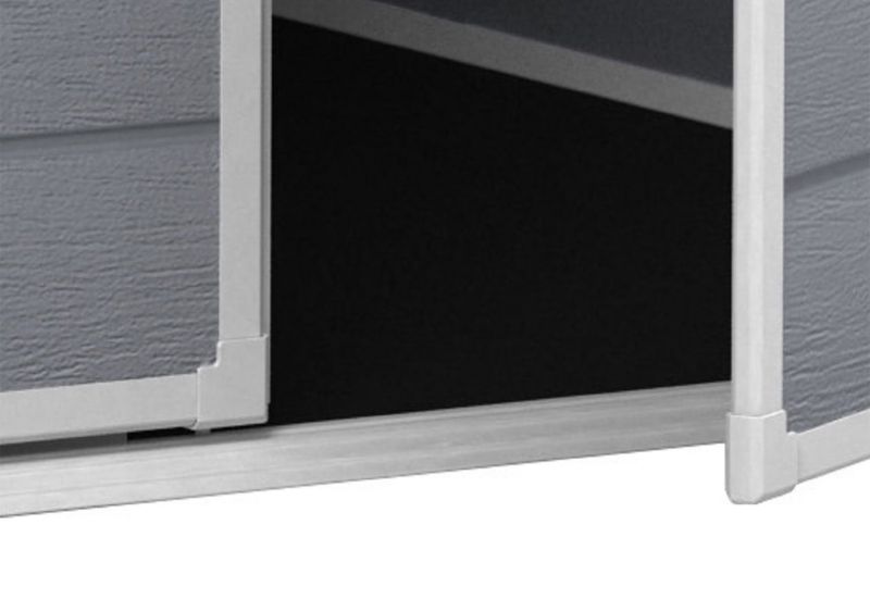 Keter Manor 6x5 redskabsskur i beige, 1 stk.