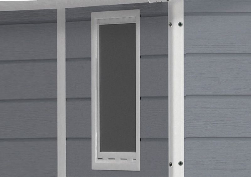 Keter Manor 6x5 redskabsskur i beige, 1 stk.