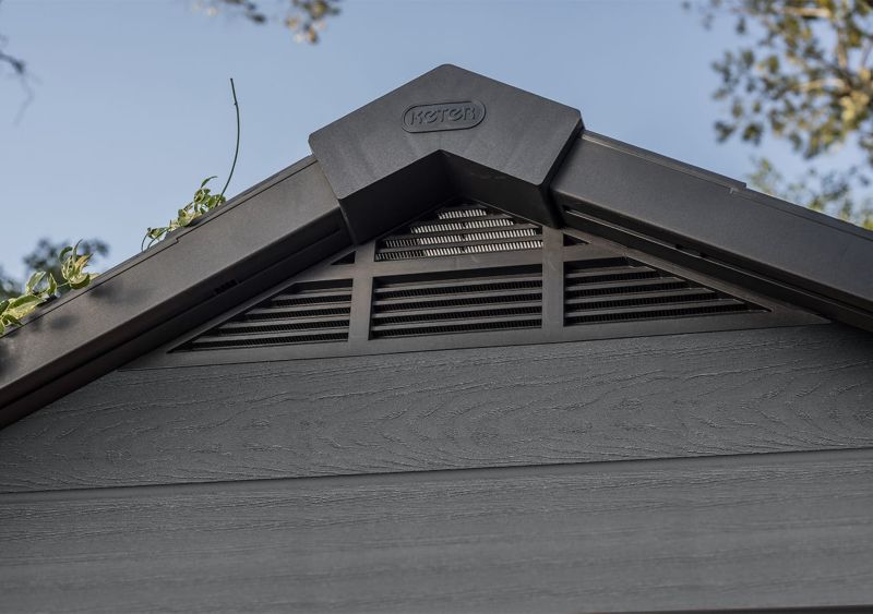 Keter Newton 757 havehus til værktøj i grafit, 1 stk.