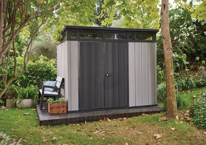 Keter Artisan 9x7 haveskur til værktøj, grå, 1 stk.