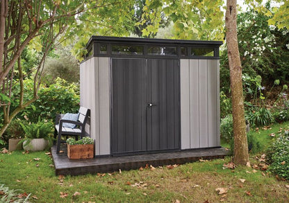 Keter Artisan 9x7 haveskur til værktøj, grå, 1 stk.