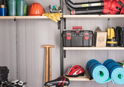 Keter Artisan 9x7 haveskur til værktøj, grå, 1 stk.