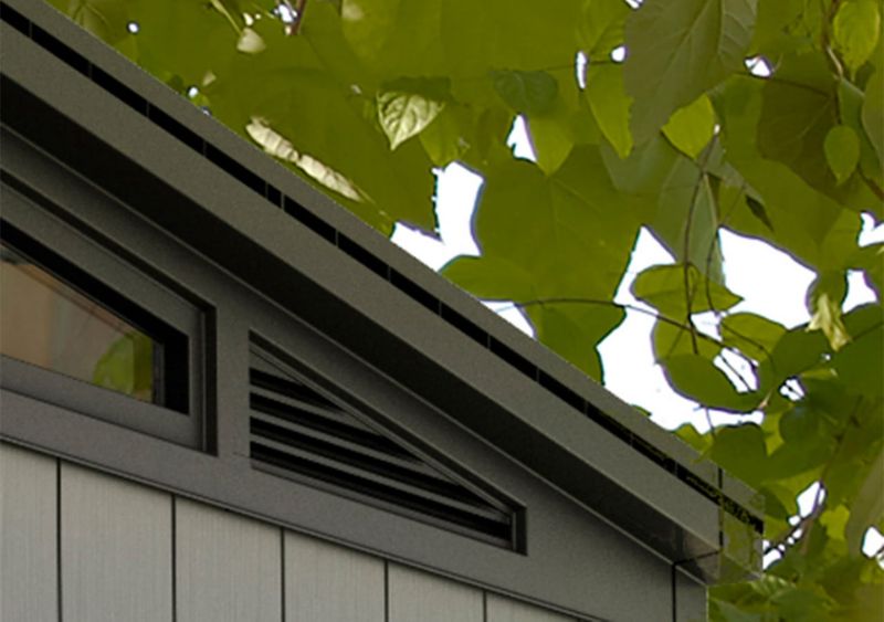 Keter Artisan 9x7 haveskur til værktøj, grå, 1 stk.