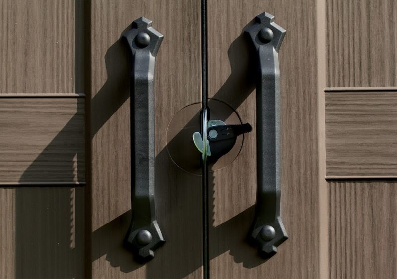 Keter Factor 8x6 beige værktøjshus til haven, 1 stk.