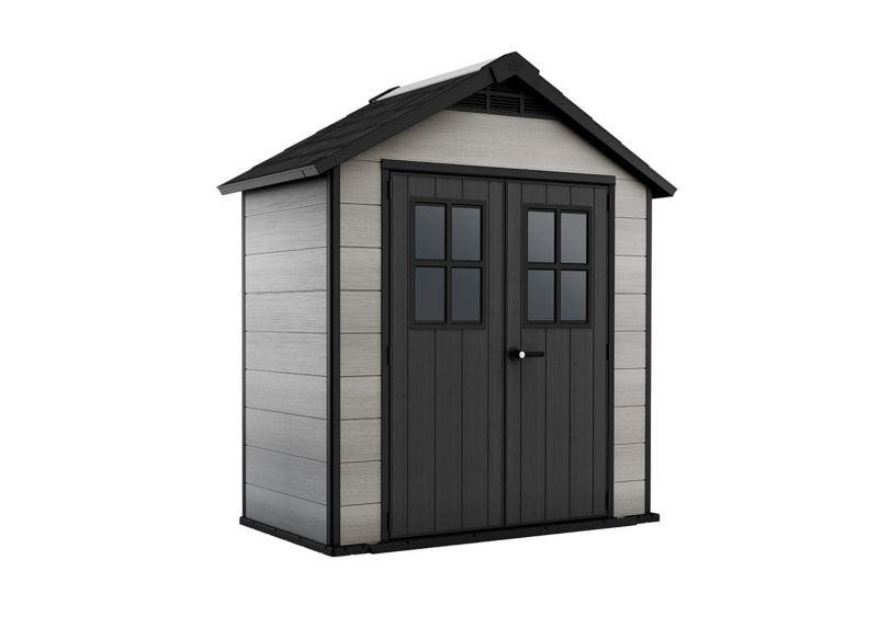 Oakland 754 værktøjshus til havegrunden, gråt, 1 stk.