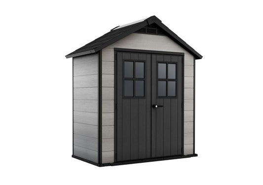 Oakland 754 værktøjshus til havegrunden, gråt, 1 stk.