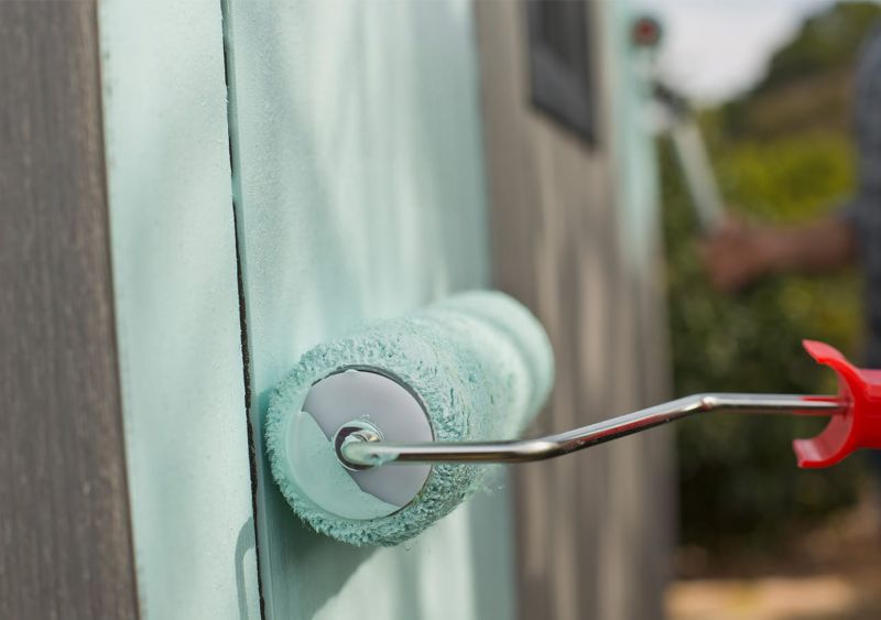 Oakland 754 værktøjshus til havegrunden, gråt, 1 stk.