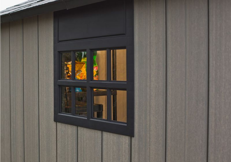 Oakland 754 værktøjshus til havegrunden, gråt, 1 stk.