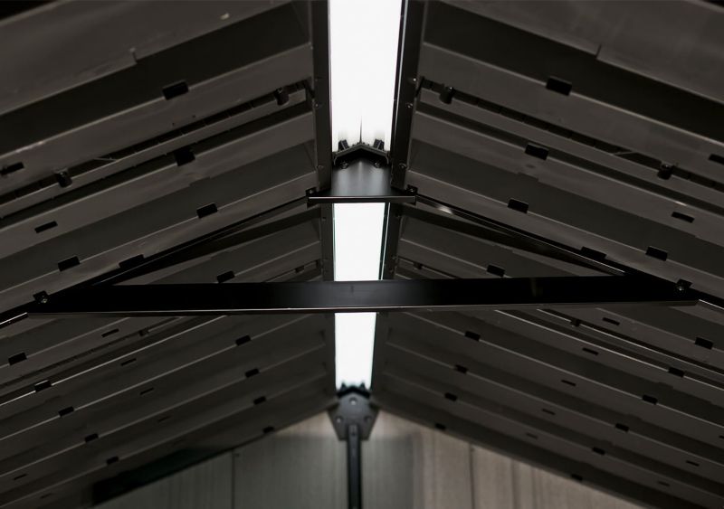 Oakland 754 værktøjshus til havegrunden, gråt, 1 stk.